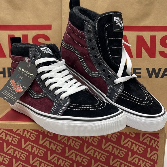 Vans Men’s Sk8-Hi Mte
(Mte) Port Royale/Black
VN0A4BV7XKZ
Boots Sneakers - Picture 5 of 16